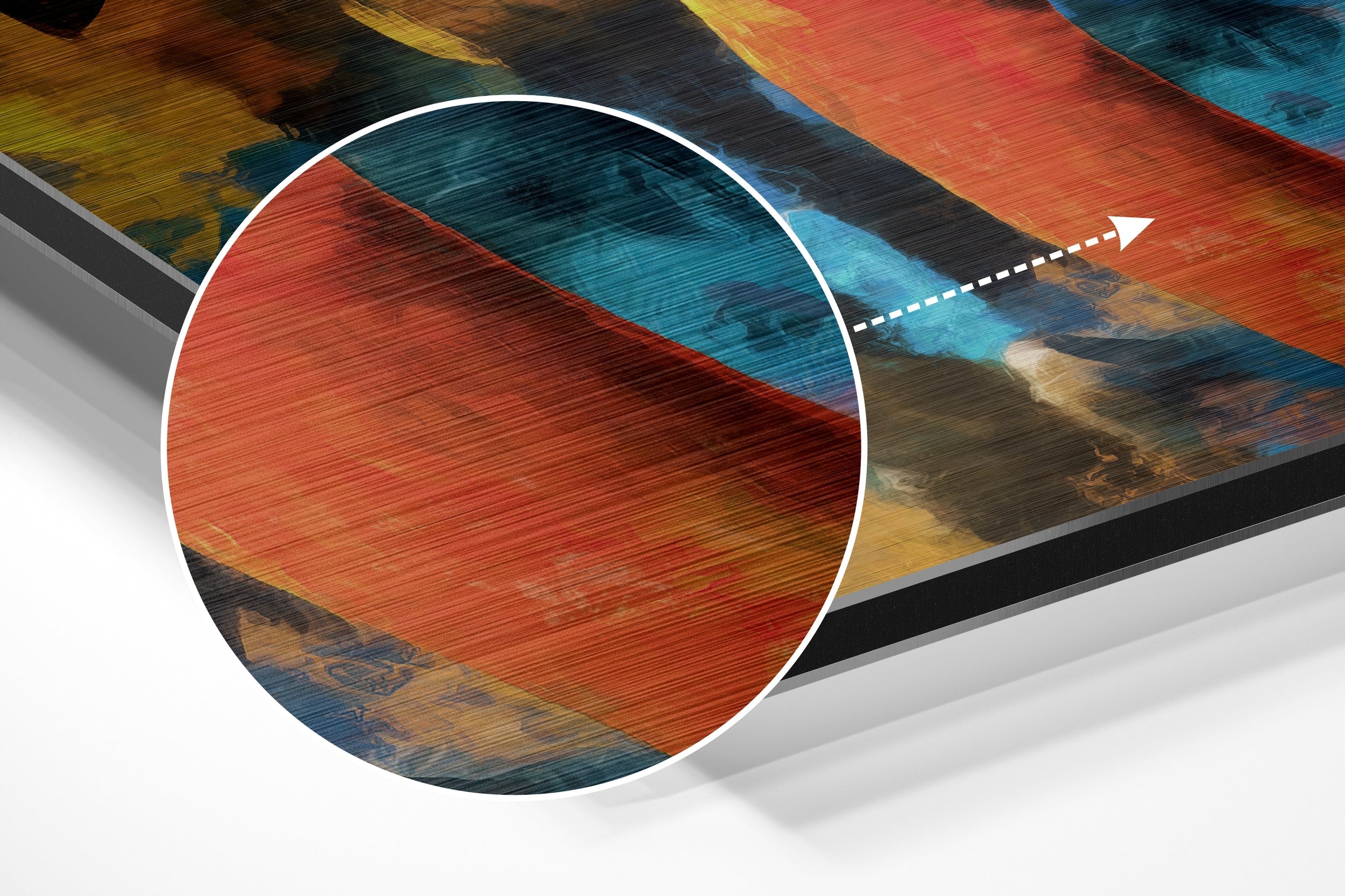 Brushed Aluminium Dibond Wall Art