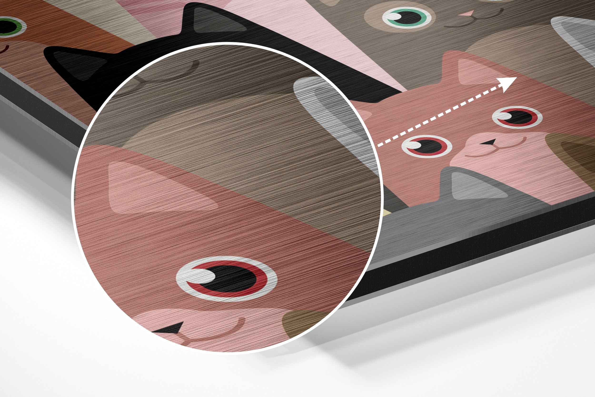 Brushed Aluminium Dibond Wall Art