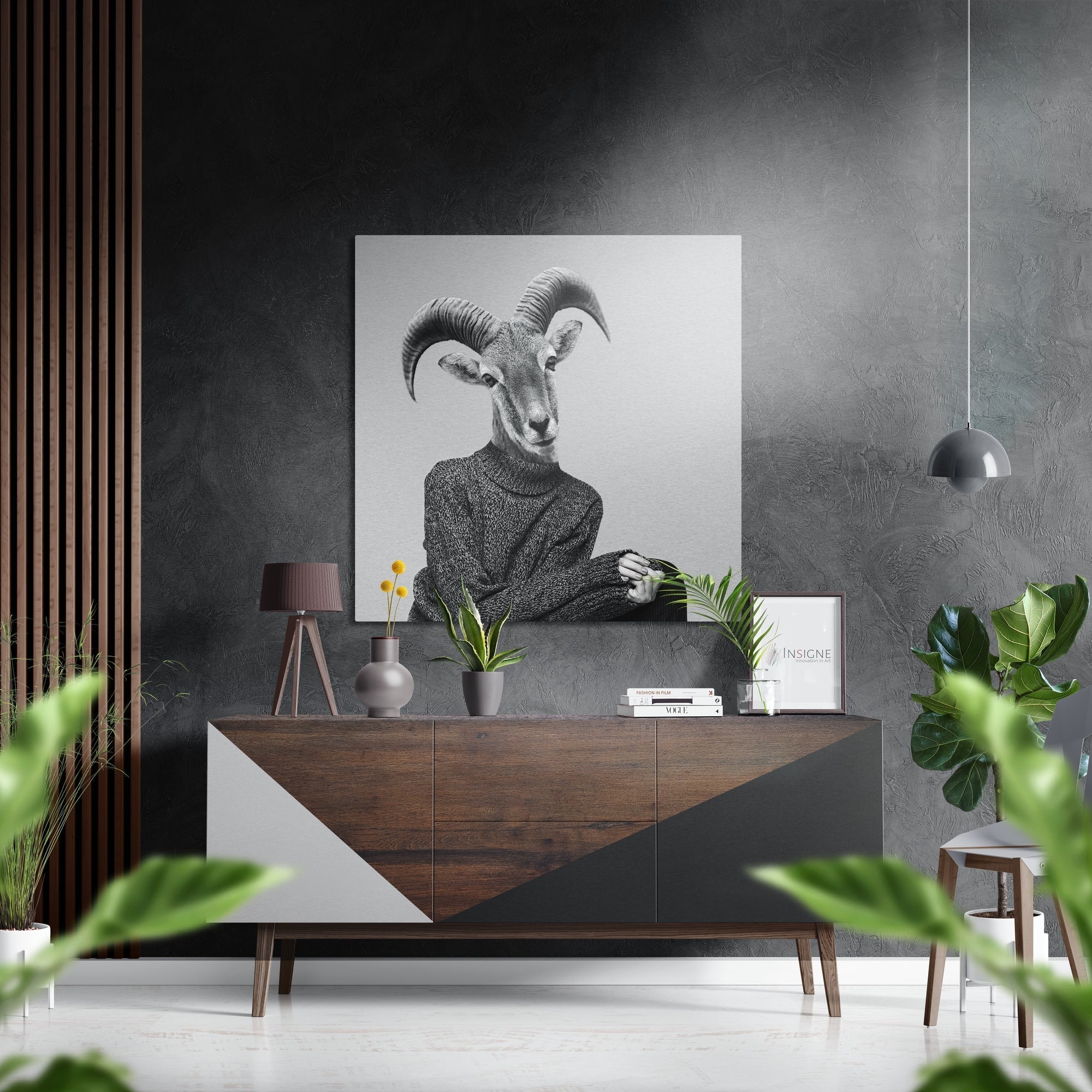 Brushed Aluminium Dibond Wall Art