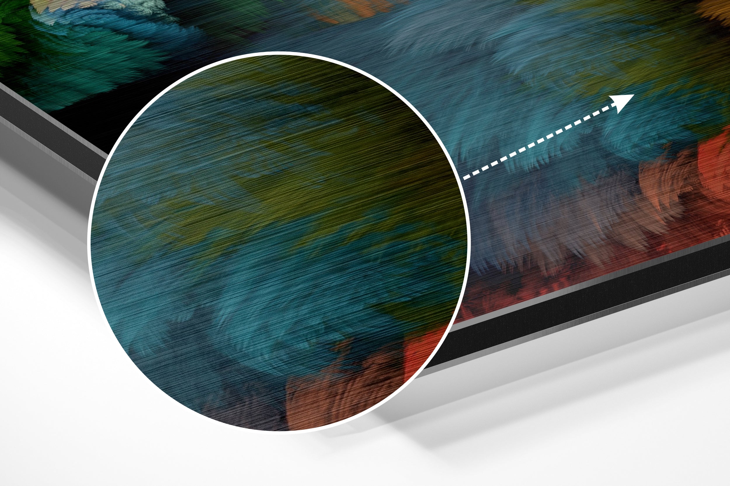 Brushed Aluminium Dibond Wall Art