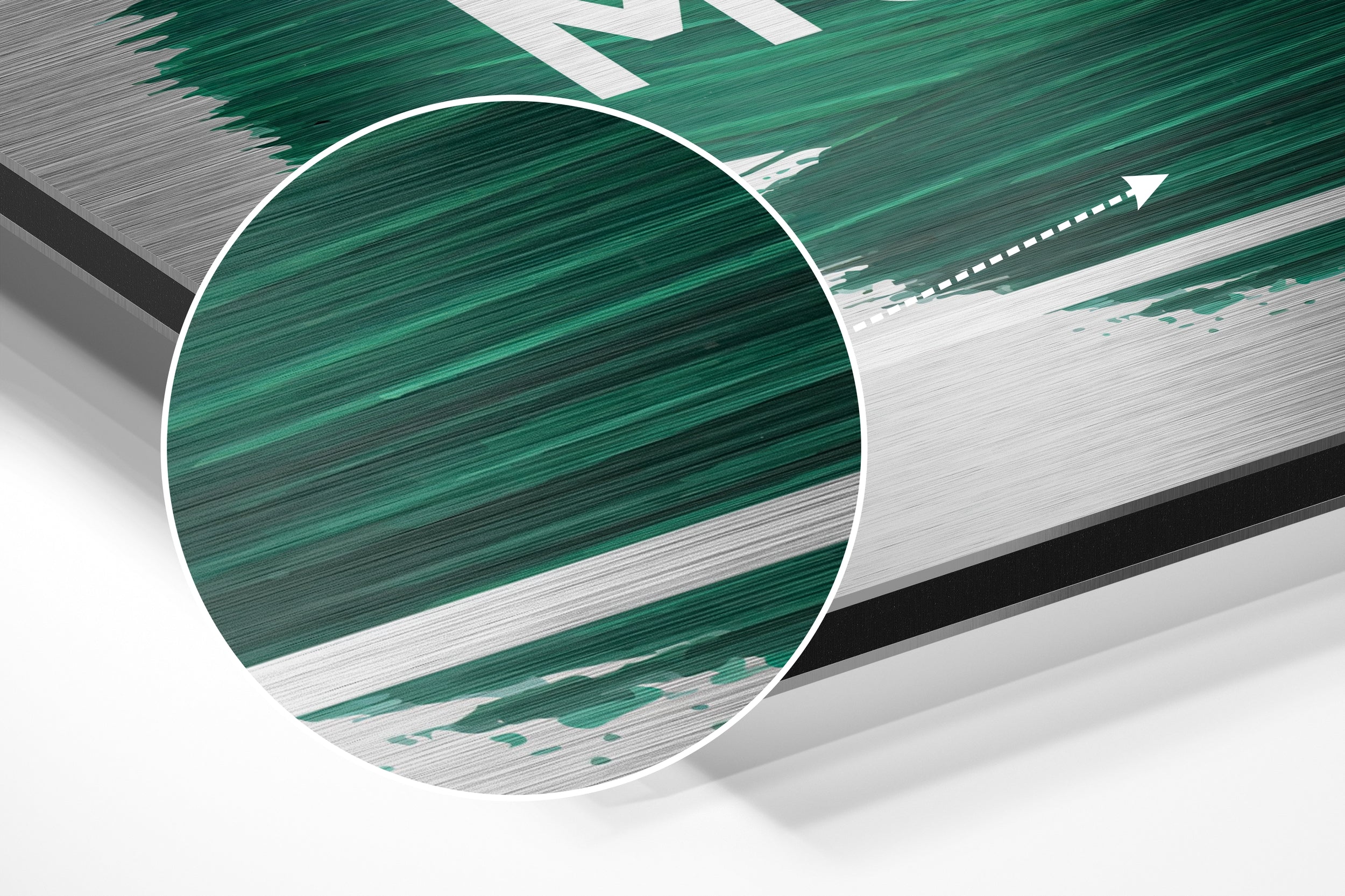 Brushed Aluminium Dibond Wall Art