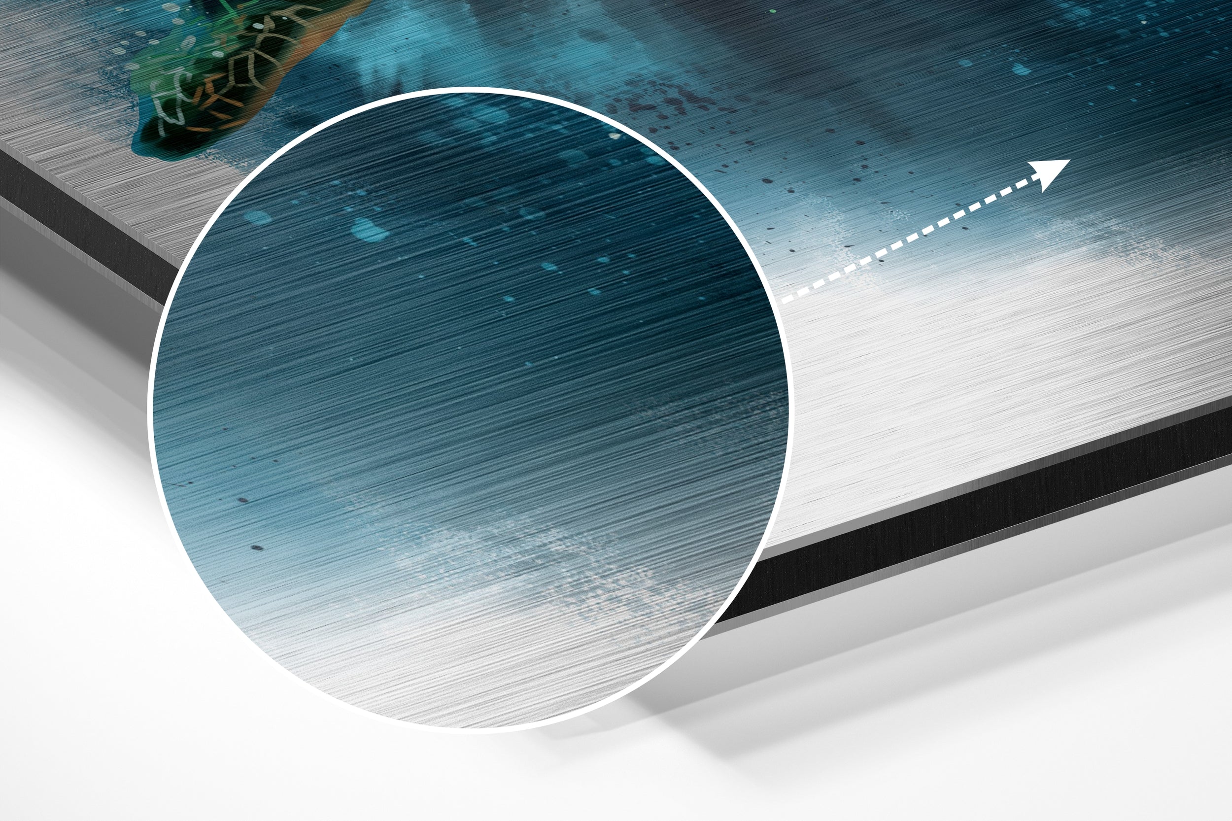Brushed Aluminium Dibond Wall Art