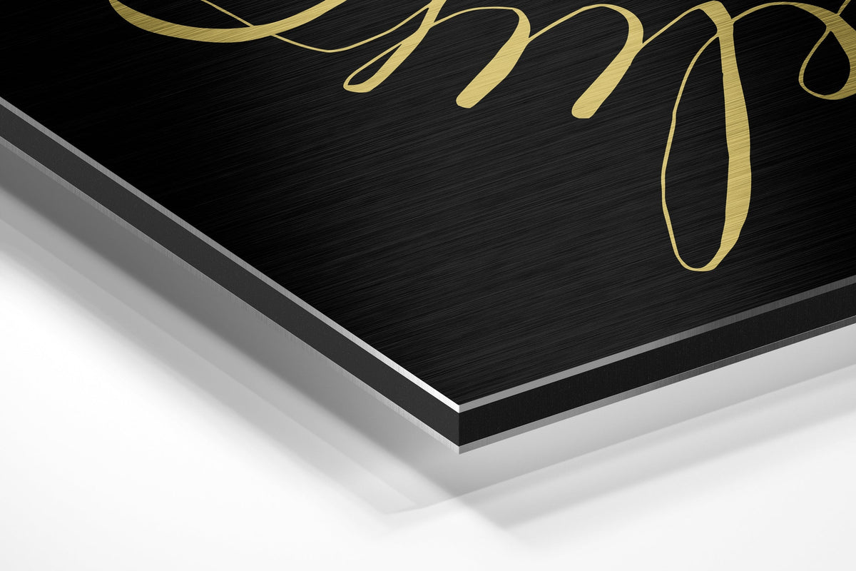 Brushed Aluminium Dibond Wall Art