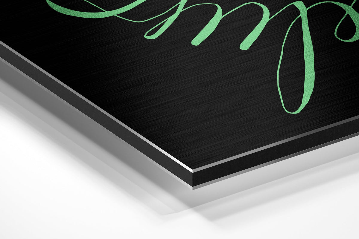 Brushed Aluminium Dibond Wall Art