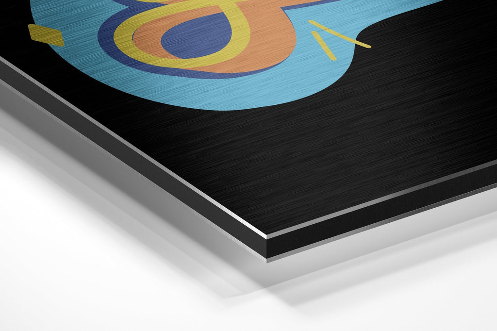 Brushed Aluminium Dibond Wall Art