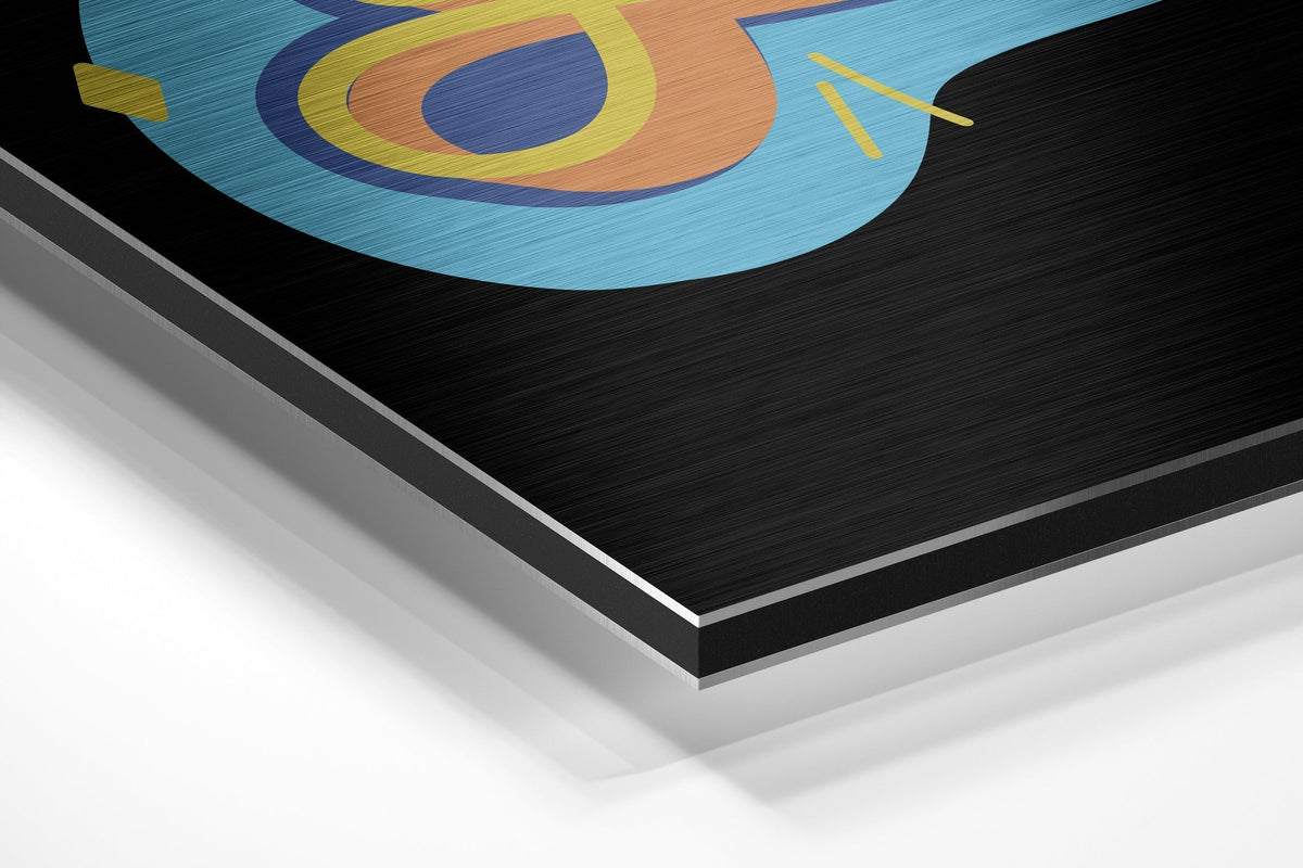 Brushed Aluminium Dibond Wall Art