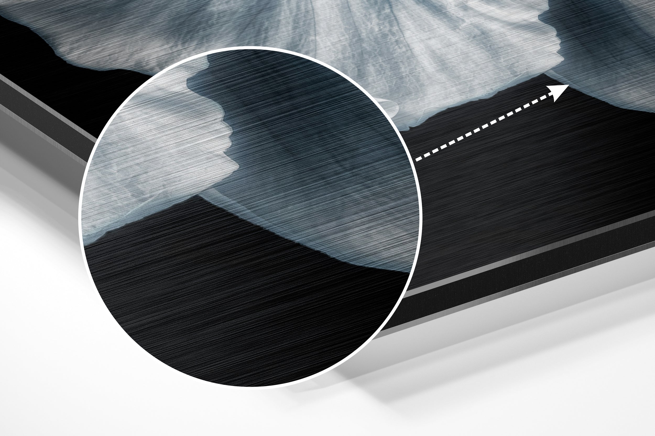 Brushed Aluminium Dibond Wall Art