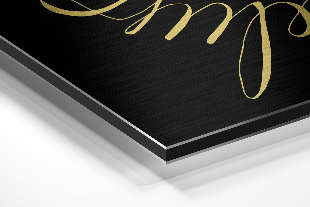 Brushed Aluminium Dibond Wall Art