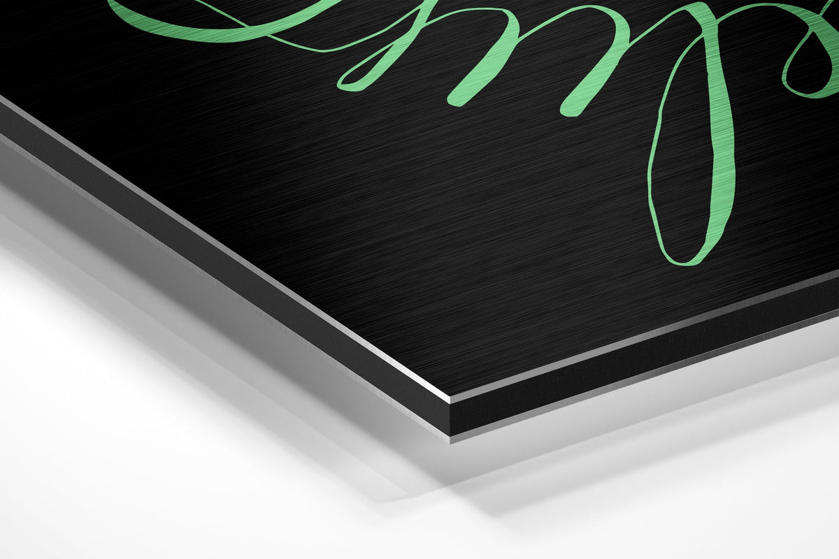 Brushed Aluminium Dibond Wall Art