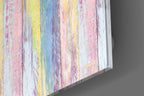 Wooden Patterned Glass Wall Art
