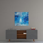 Abstract Glass Wall Art