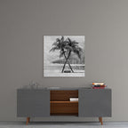 Palm Trees Glass Wall Art