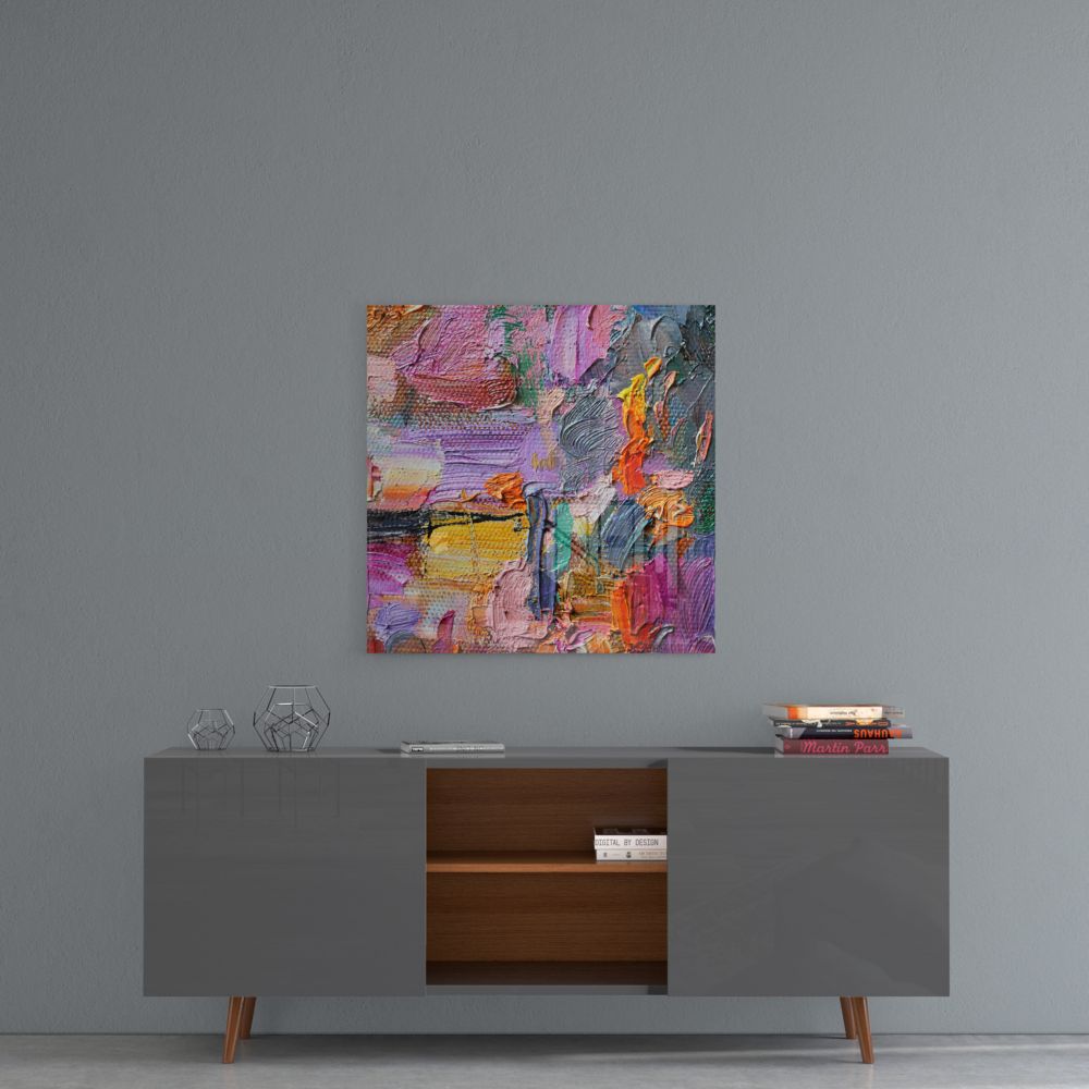 Abstract Art Glass Wall Art