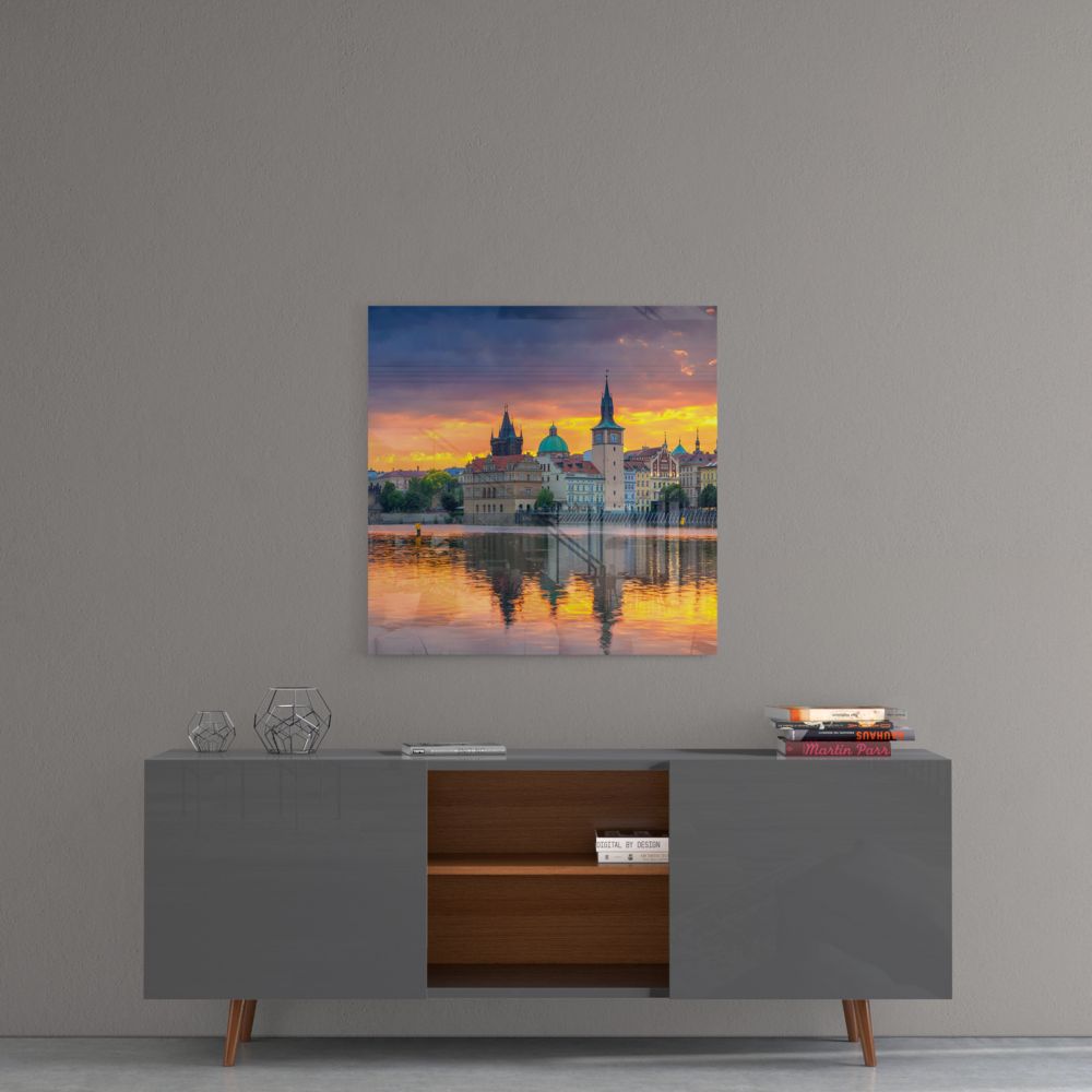 Prague Glass Wall Art