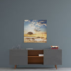 Africa (Wide Meadow) Glass Wall Art