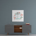 Eau De Toilette Glass Wall Art