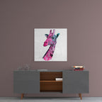 Giraffe Glass Wall Art