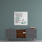 Dress Glass Wall Art