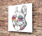 Dog Glass Wall Art