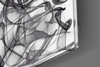 Abstract Glass Wall Art
