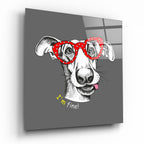 Dog Glass Wall Art