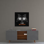 Owl Glass Wall Art