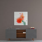 Flower Glass Wall Art