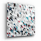 Pixels Glass Wall Art
