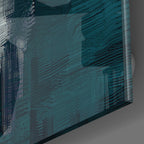 Green Touch Glass Wall Art