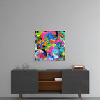 Color Revolt Glass Wall Art