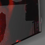 Ruby Woman Glass Wall Art