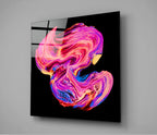 Dance of Colors Glass Wall Art
