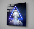 Geometric Thoughts Glass Wall Art