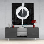 Abstract Glass Wall Art