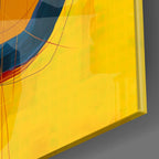Abstract Glass Wall Art