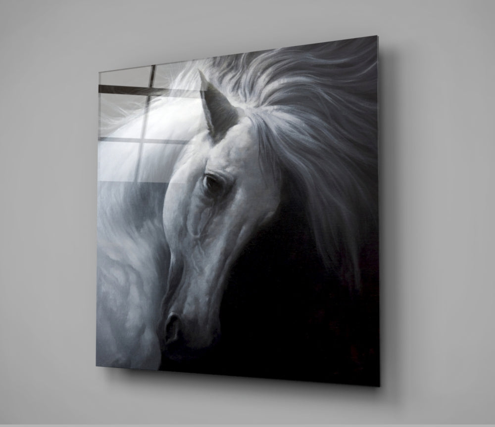 Horse Glass Wall Art