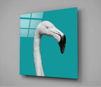 Flamingo Glass Wall Art