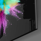 Color Explosion Glass Wall Art