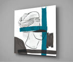 Abstract Glass Wall Art