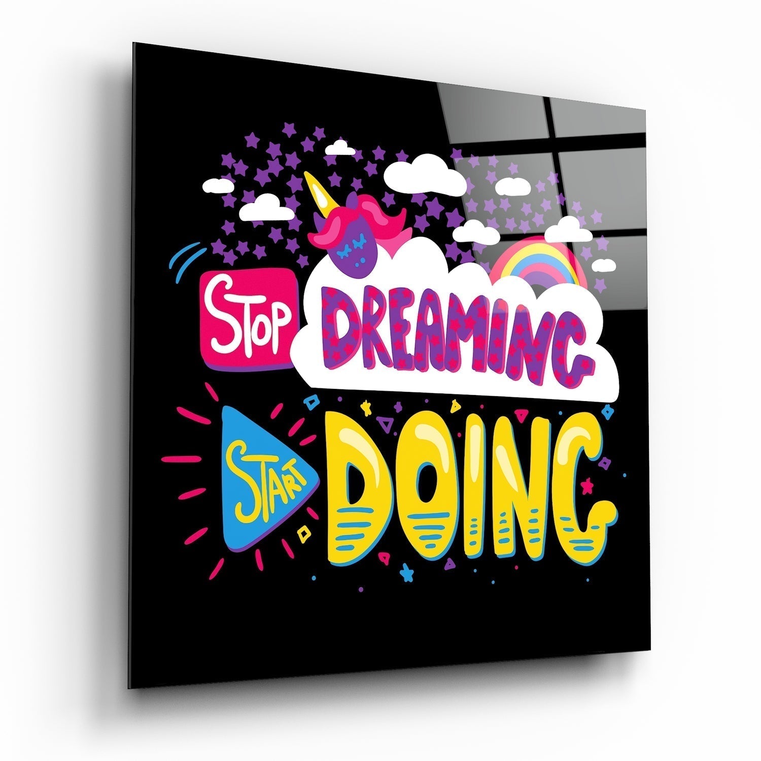 ‚ÄúStart Doing‚Äù Glass Wall Art
