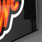 ‚ÄúBe Strong‚Äù Glass Wall Art