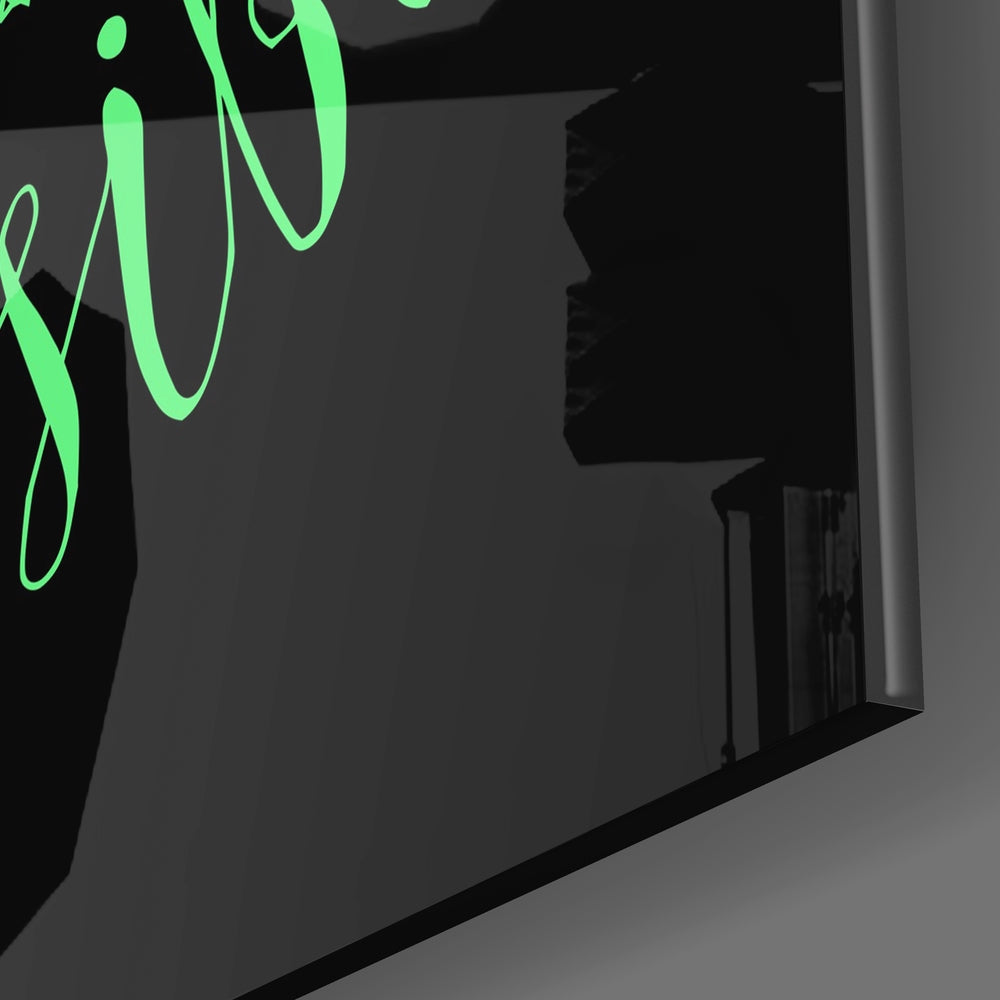 ‚ÄúAlways Believe in the Impossible‚Äù Glass Wall Art