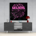 ‚ÄúChange Your World‚Äù Glass Wall Art