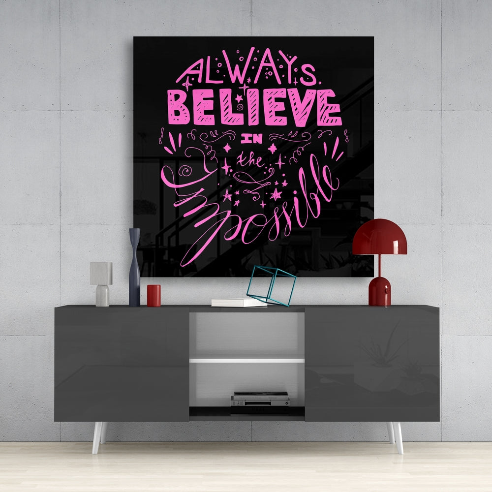 ‚ÄúChange Your World‚Äù Glass Wall Art