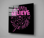 ‚ÄúChange Your World‚Äù Glass Wall Art