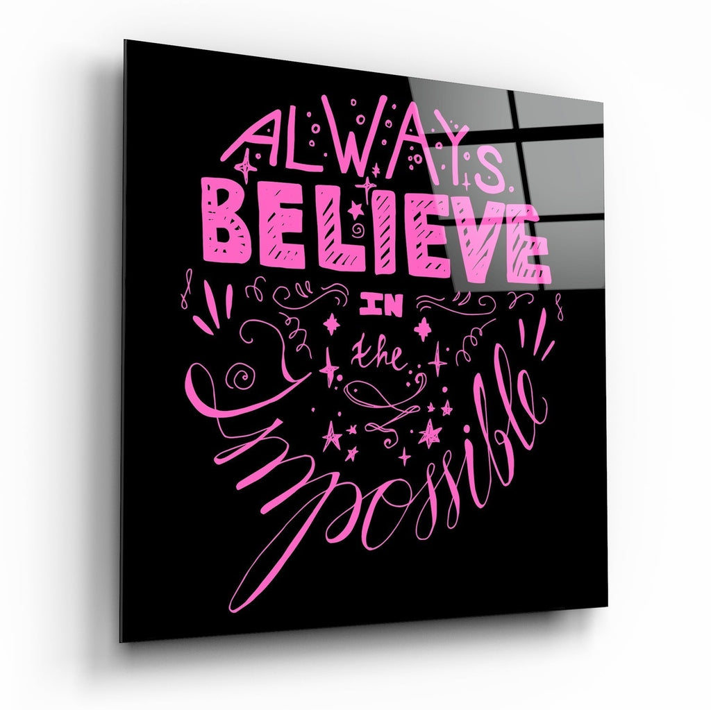 ‚ÄúChange Your World‚Äù Glass Wall Art