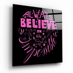 ‚ÄúChange Your World‚Äù Glass Wall Art