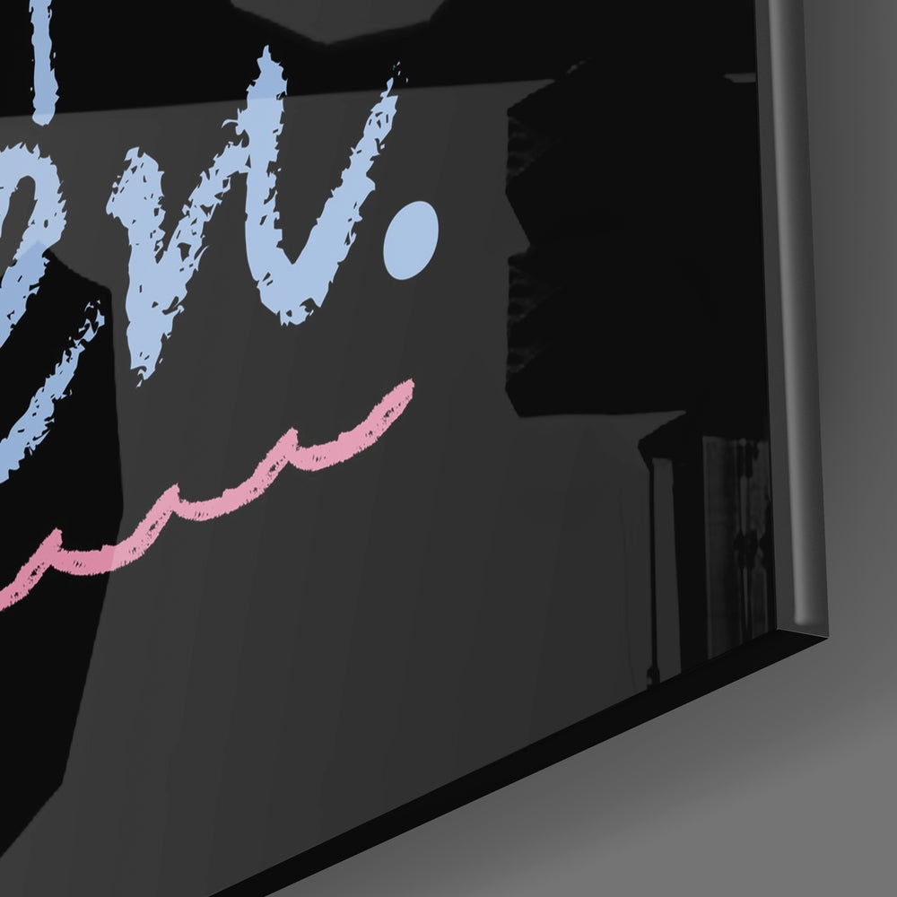 ‚ÄúDream Big‚Äù Glass Wall Art