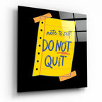 ‚ÄúNote To Self‚Äù Glass Wall Art