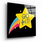 ‚ÄúGo for It‚Äù Glass Wall Art